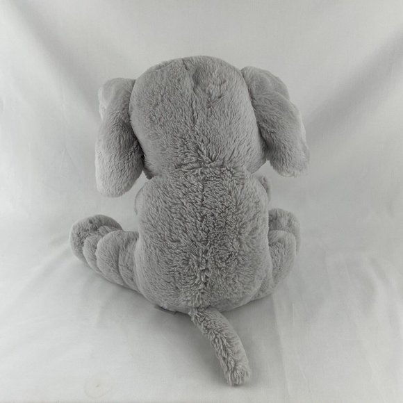 Baby Ganz Jellybean Elephant 13" Plush Gray Stuffed Animal Toy Embroidered Eyes - Picture 4 of 7